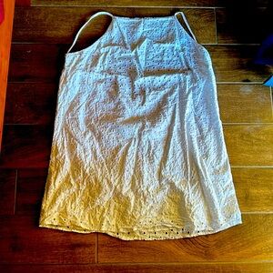 ASOS White Eyelet Mini Dress